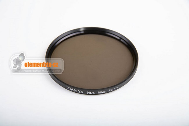 Šedý ND4 skleněný filtr plný ND-4 52mm 