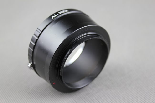 Nikon AI-NEX pro Sony NEX a objektiv Nikon  