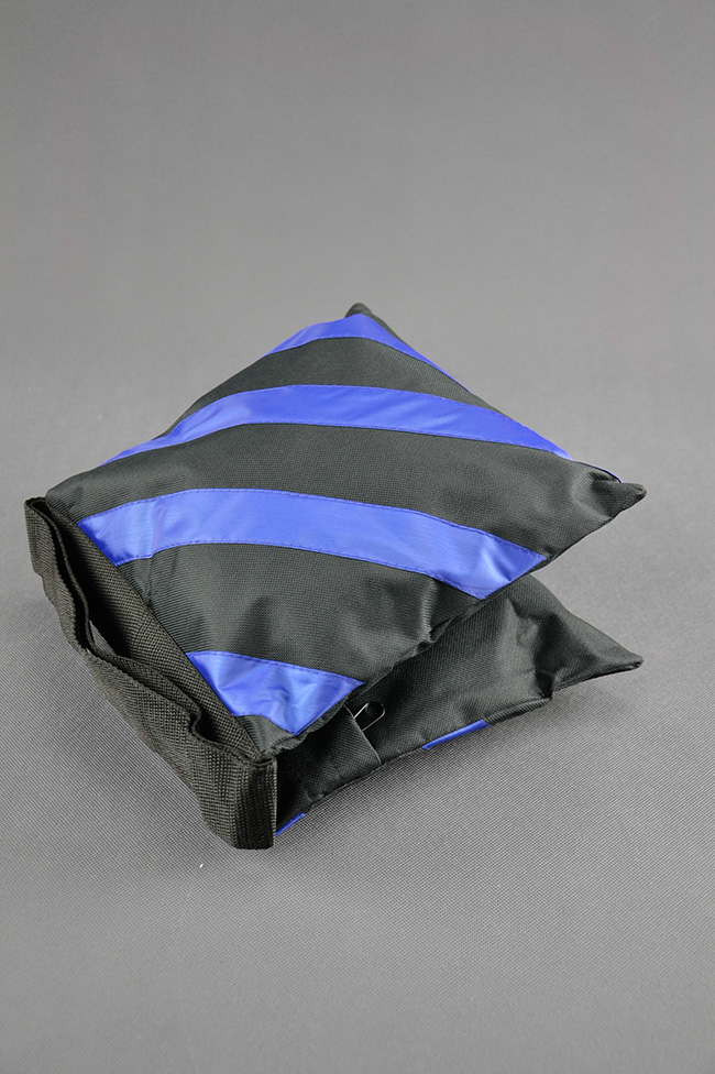 Taška - závaží na stativy - sand bag 23x26cm modrá