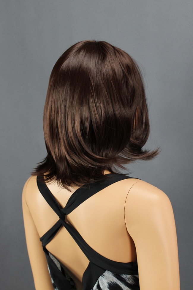 Dámská paruka kaštanová, krátká LPR-111-6A  