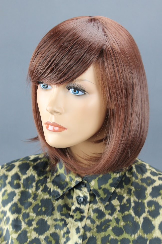 Dámská paruka krátká, kaštanová 1RED-33  