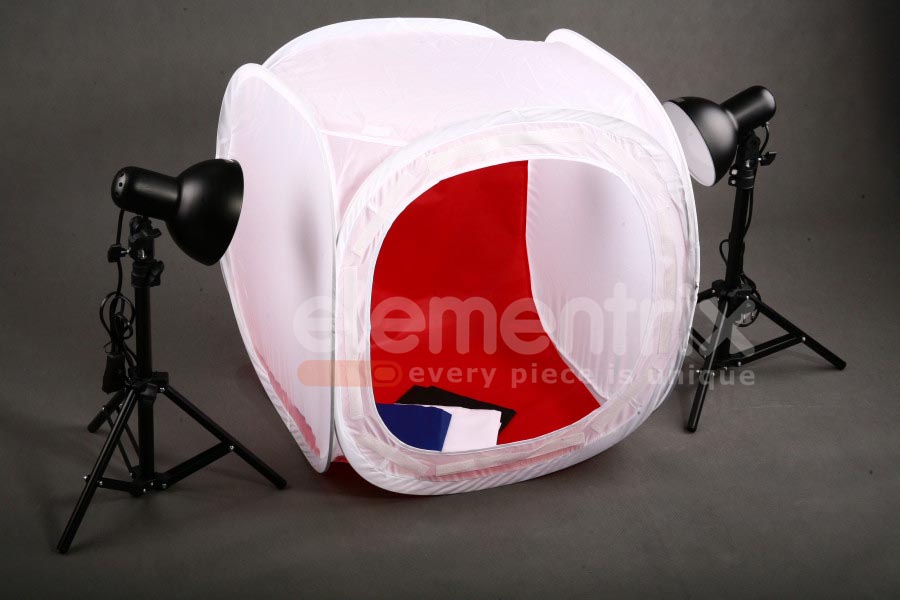 Studiová sada 40x40cm, 38cm S2, fotografický stan, fotostan