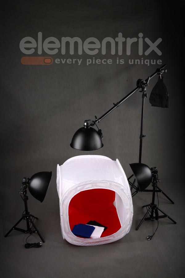 Studiová sada 80x80cm, 68cm S5, fotografický stan, fotostan 