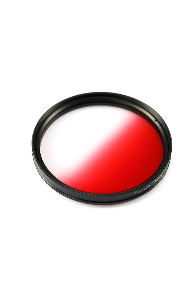 Přechodový filtr červený 49mm Tianya