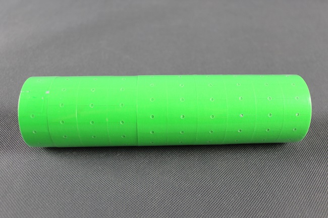 Etikety pro etiketovací kleště jednořádkové zelené