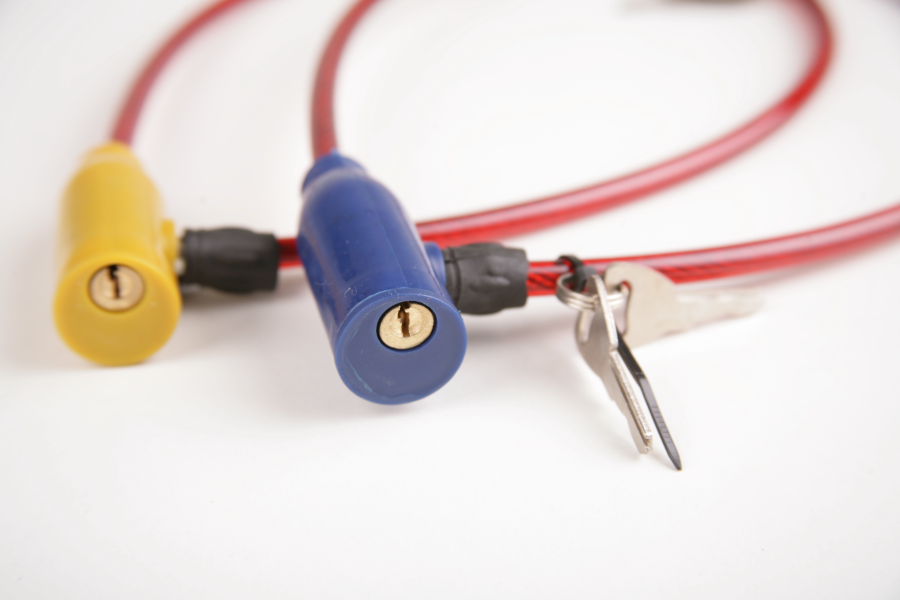 Lankový zámek na kolo 60 cm x 8 mm