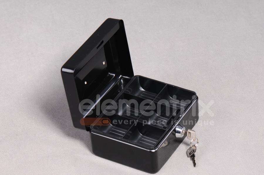 Trezor, pokladnička, přenosná pokladna 152 černá