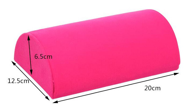 Stojánek, dekolt na řetízky růžový