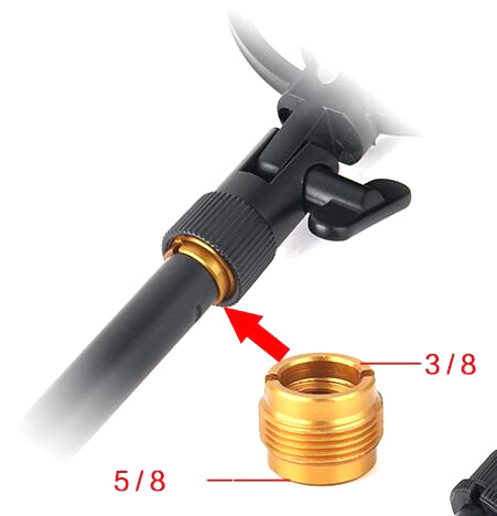 Elementrix mikrofonní redukce 5/8 na 3/8