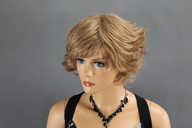 Elementrix Dámská paruka krátká blond 411-1288