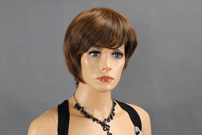 Elementrix Dámská paruka krátká, hnědá 412-230