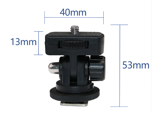 3D Stativová mini hlava do sáněk plast