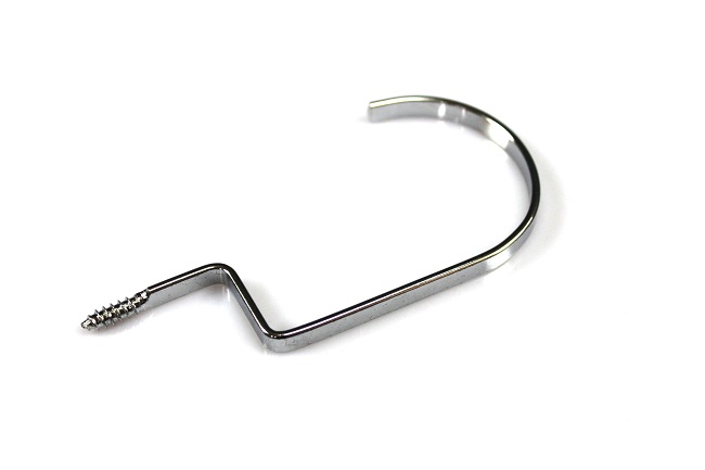 Háček na ramínka nebo jiné příslušenství chrom