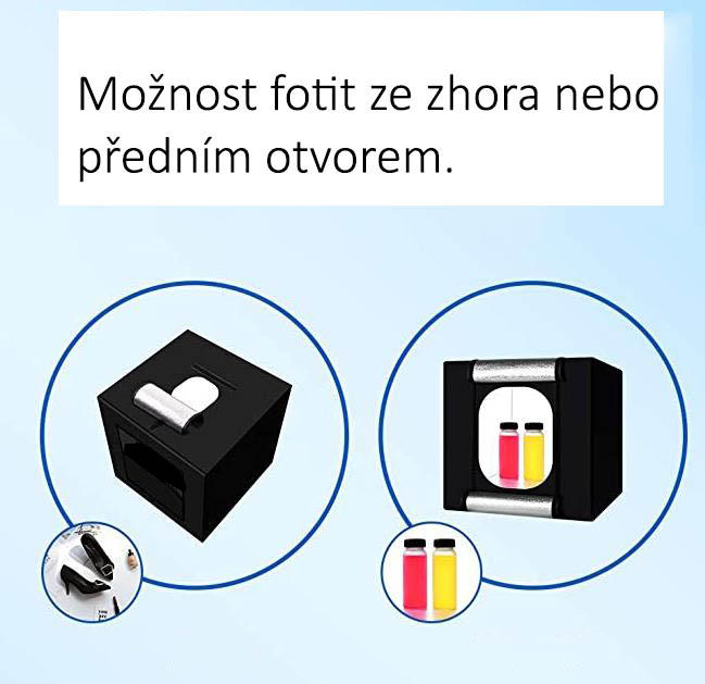 LED Fotografický stan, fotostan 40x40