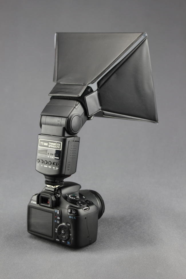 Mini softbox 3v1 pro systémový blesk 185x215mm  