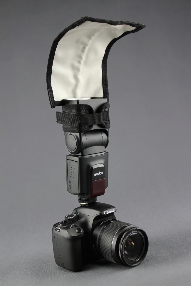 Difuzér odrazový 2v1 systémové blesky 23x14cm  