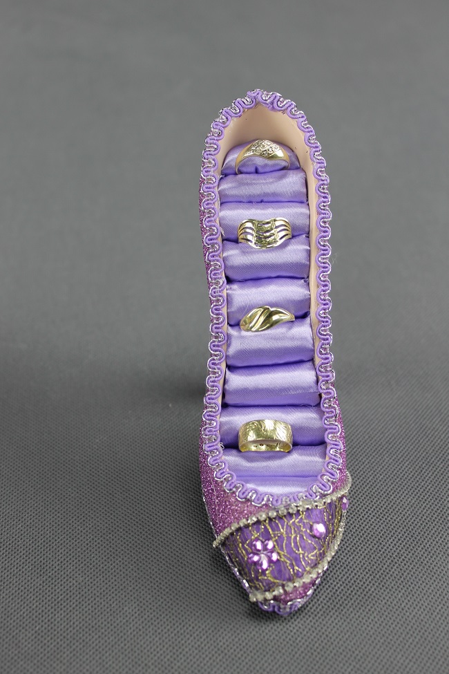 Stojánek na prstýnky, střevíček, botička, BOT5  