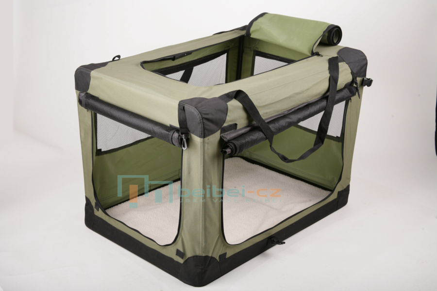 Klec pro psa, přepravní klec, látková přepravka, Velikost 82  