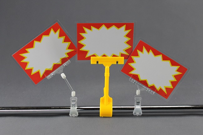 Cenovky plastové, cenovková karta, set 10ks  