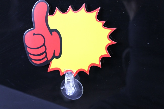 Memo clip držák MC20 na cenovky s přísavkou  