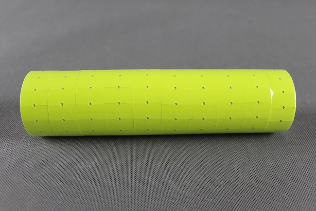 Etikety pro etiketovací kleště jednořádkové žluté