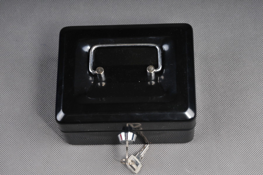 Trezor, pokladnička, přenosná pokladna 152 černá