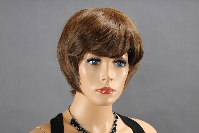 Elementrix Dámská paruka krátká, hnědá 412-230