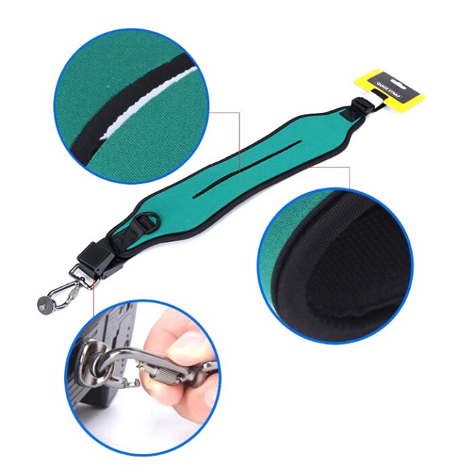 Elementrix Univerzální popruh na fotoaparát  - Quick Strap šedý