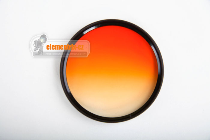 Přechodový filtr sunset 52mm Elementrix text. pouzdro