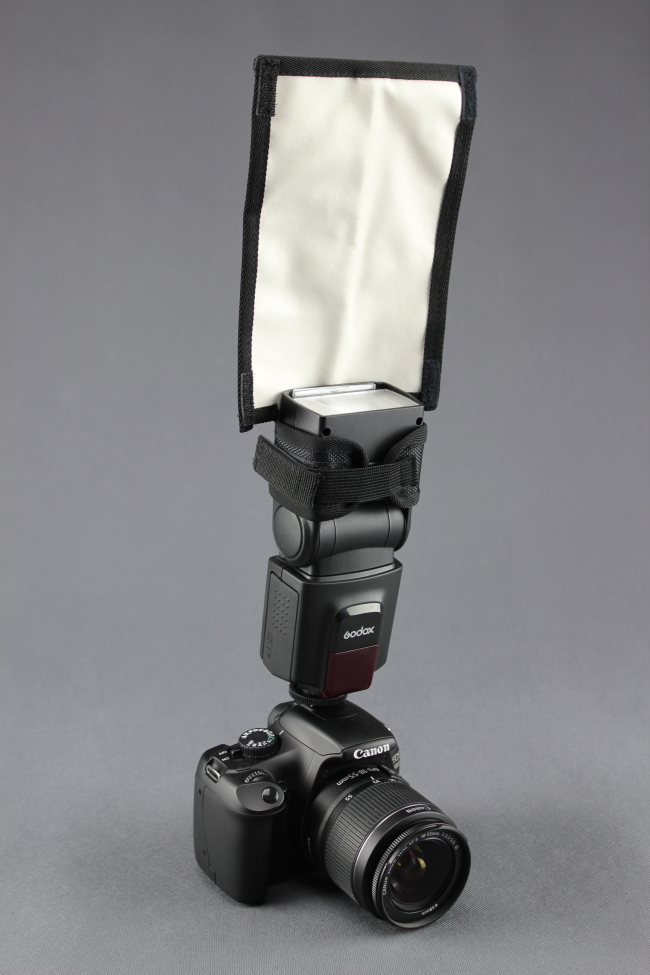 Difuzér odrazový 2v1 systémové blesky 23x14cm  