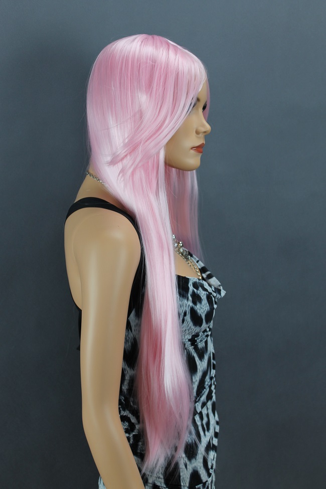 Dámská paruka dlouhá růžová 16-TF2317  