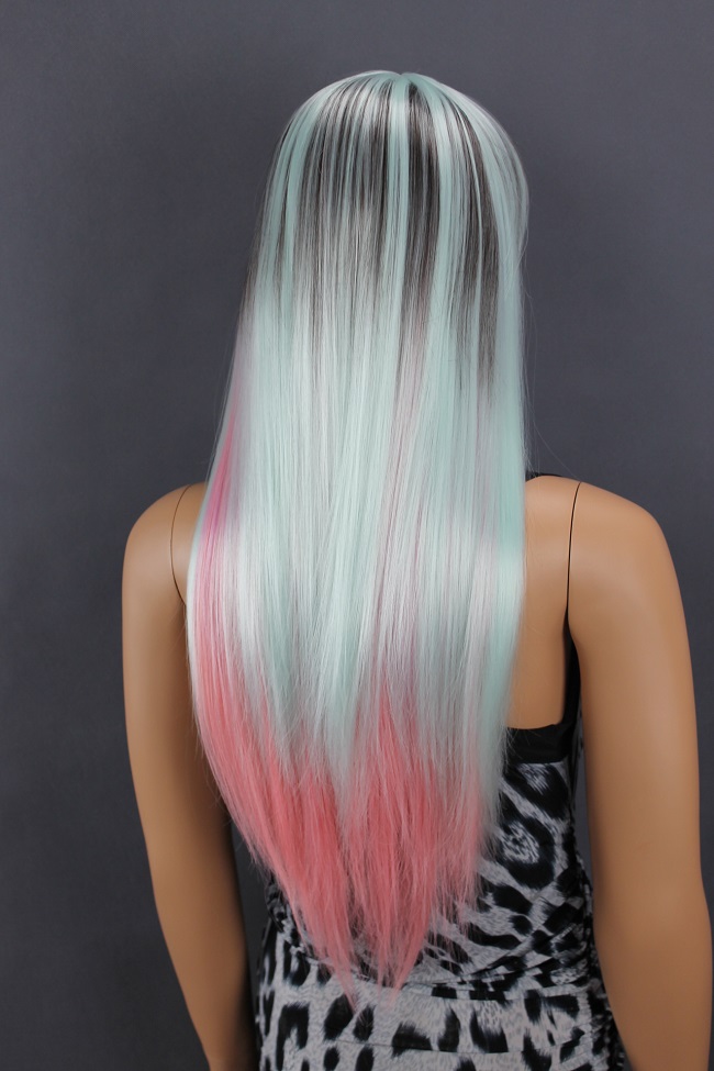 Dámská paruka dlouhá, barevná  