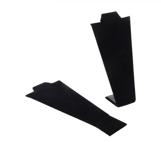 Dekolt, stojánek, stojan na šperky výška 23cm černý, skládací 