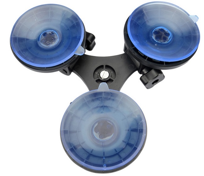 3 Head přísavný držák pro GoPro 