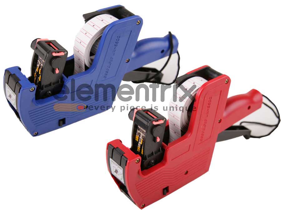 Etikety pro etiketovací kleště jednořádkové zelené