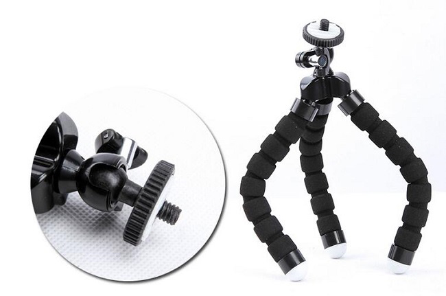 Octopus stativ, Octopus tripod pro chytrý telefón černý