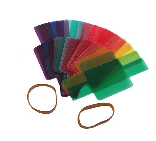 Barevné filtry pro systémový blesk 20ks 