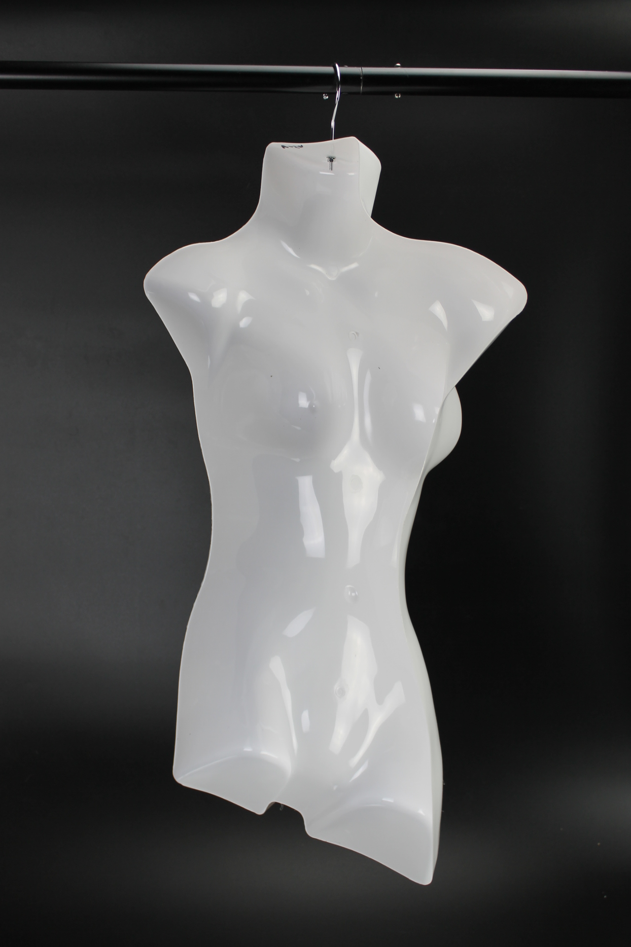 Dámské torzo tělo a boky bílé  