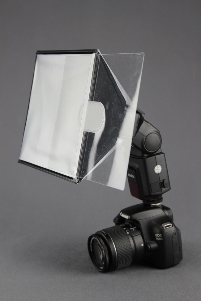 Mini softbox 3v1 pro systémový blesk 185x215mm  