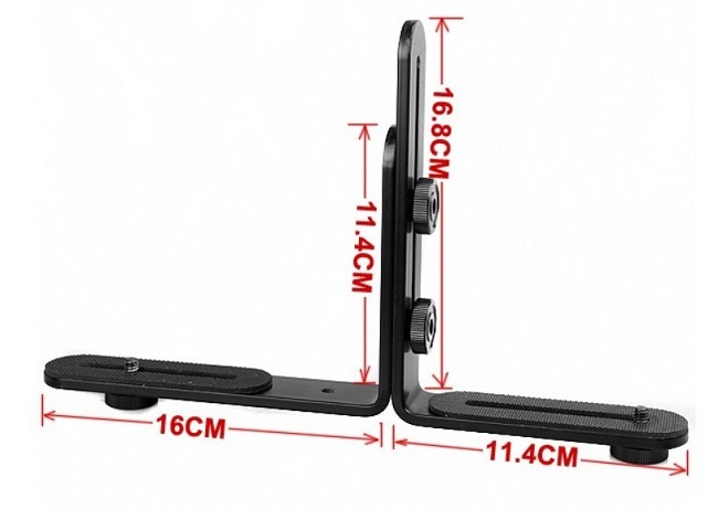 Dvojitý L držák, úchyt  