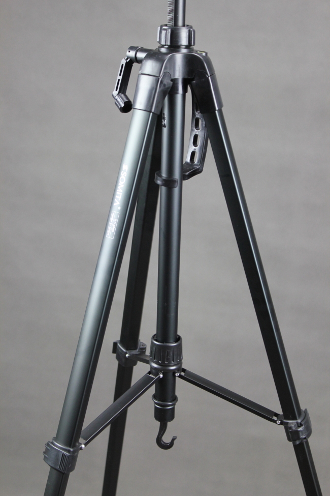 Stativ 3D, fotografický stativ Tripod 168cm černý  