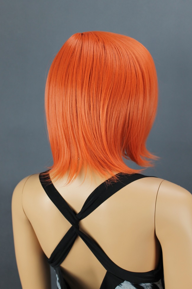 Dámská paruka krátká, oranžová 111-2313  