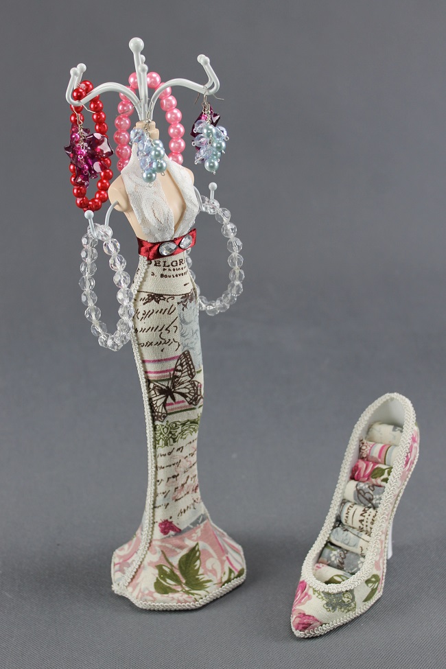 Stojánek na prstýnky, střevíček, botička, BOT4  