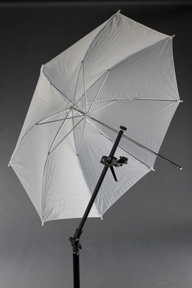 Držák 2 blesku a deštníku aluminium  