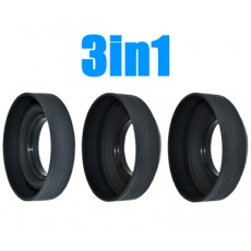 JJC sluneční clona 3v1 49mm, LS-49S