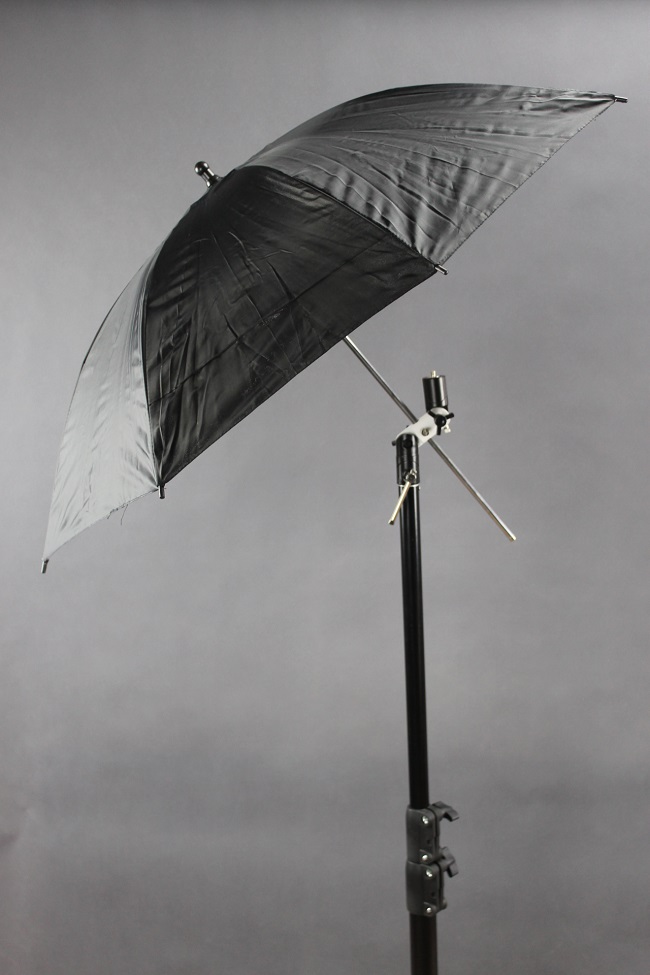 Držák blesku a deštníku s dvěmi klouby, hliník  