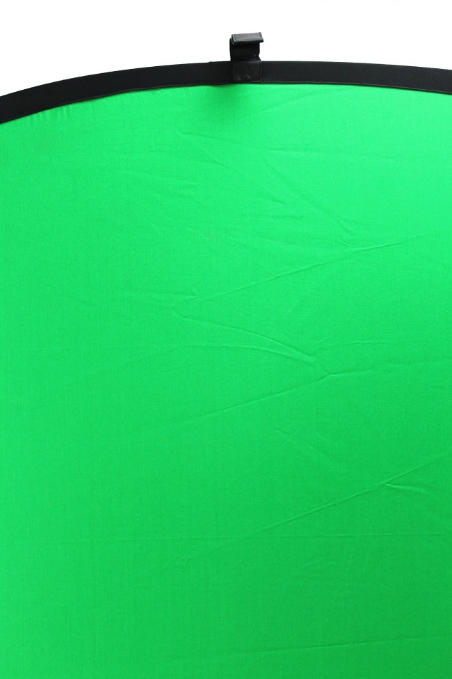 Fotografické pozadí dvojité bavlna Šedo Zelená 1,5x2m