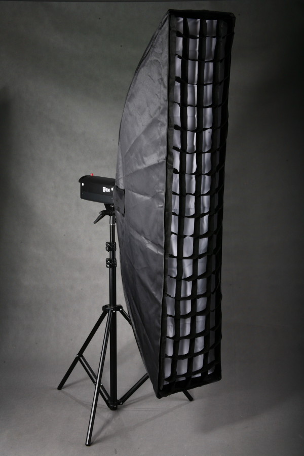 Strip softbox s voštinou, otočný 35x140cm 