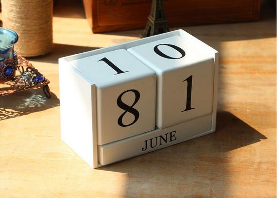 Elementrix Kostkový kalendář bílý