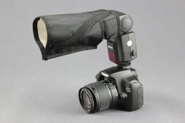 Difuzér odrazový 3v1 pro systémové blesky 25x18cm